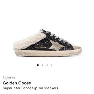 Golden Goose Sabot Shearling Size 38